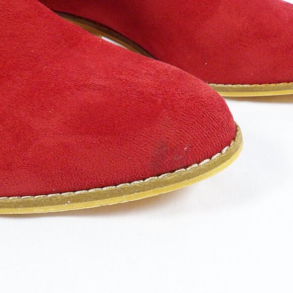 Corkys Hey Girl SPILL THE TEA Red Envelope Ankle Bootie Size 10 New in Box - Picture 14 of 14